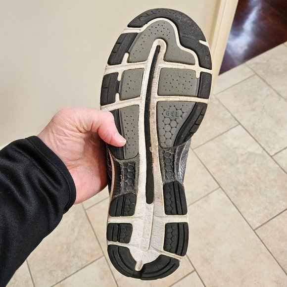 ASICS Men’s Gel Nimbus 20 Running Shoes, Gray/Black, Sz 13 - Picture 13 of 16